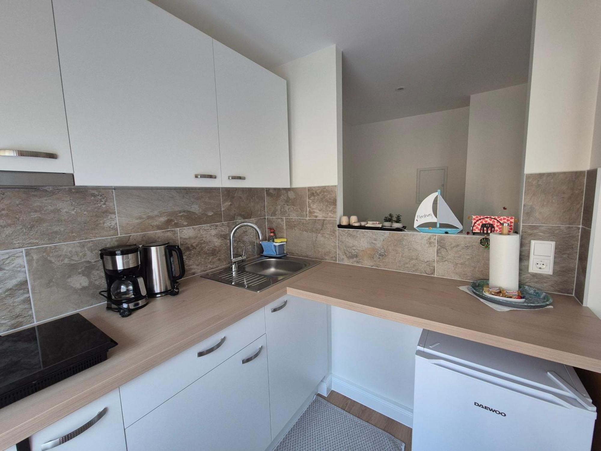 Ruhige Einzimmerwohnung Flensbourg Extérieur photo