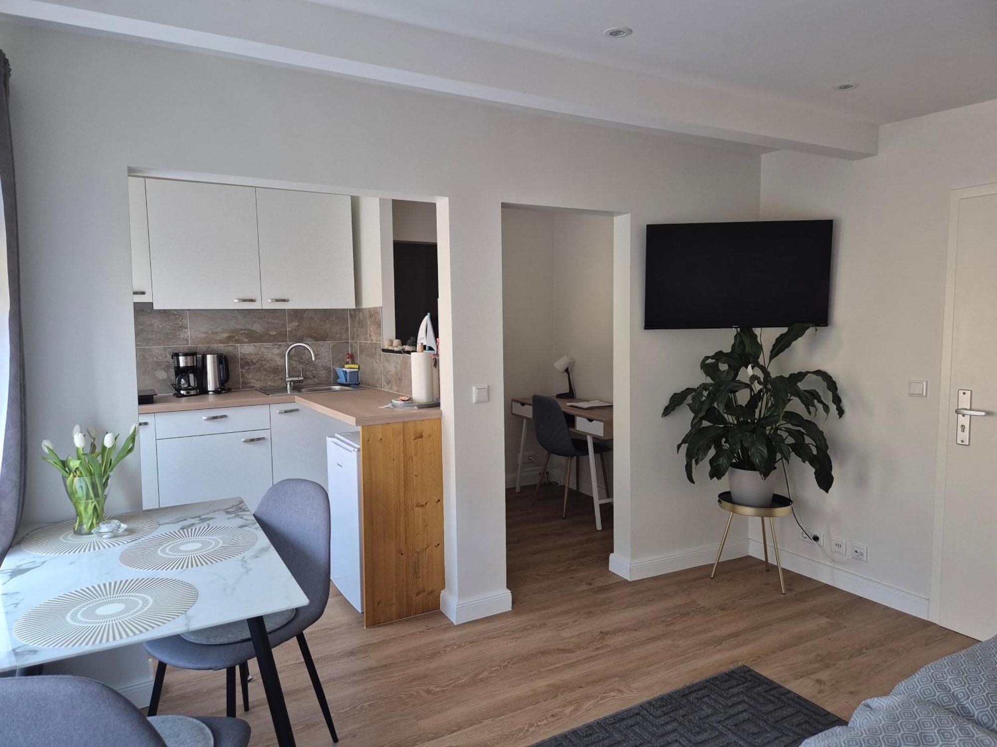 Ruhige Einzimmerwohnung Flensbourg Extérieur photo